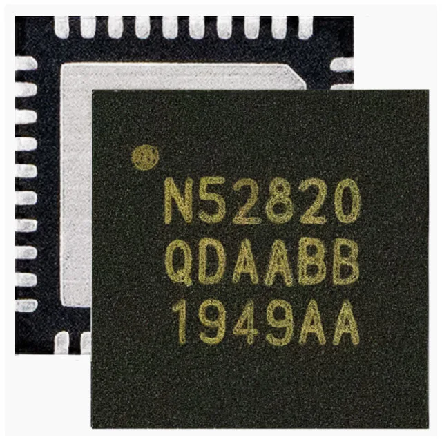 Nordic Semiconductor ASA NRF52820-QDAA-D-R — RF & Wireless ICs
