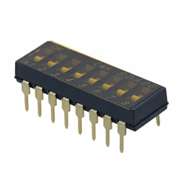C&K SDA08H0B — Tactile & Pushbutton Switches